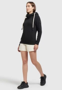 Khujo Rhabea - Hoodie - Schwarz -Kleding Discountwinkel e1ec46cf026b4a67b1756ea6b2779941