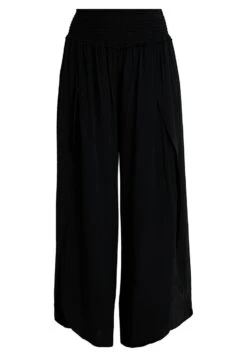 Seafolly Beach Basics Shirred Waist Wrap Pant - Strandaccessoire - Black -Kleding Discountwinkel e278d982e8814782a9cf63b80fef8fbb