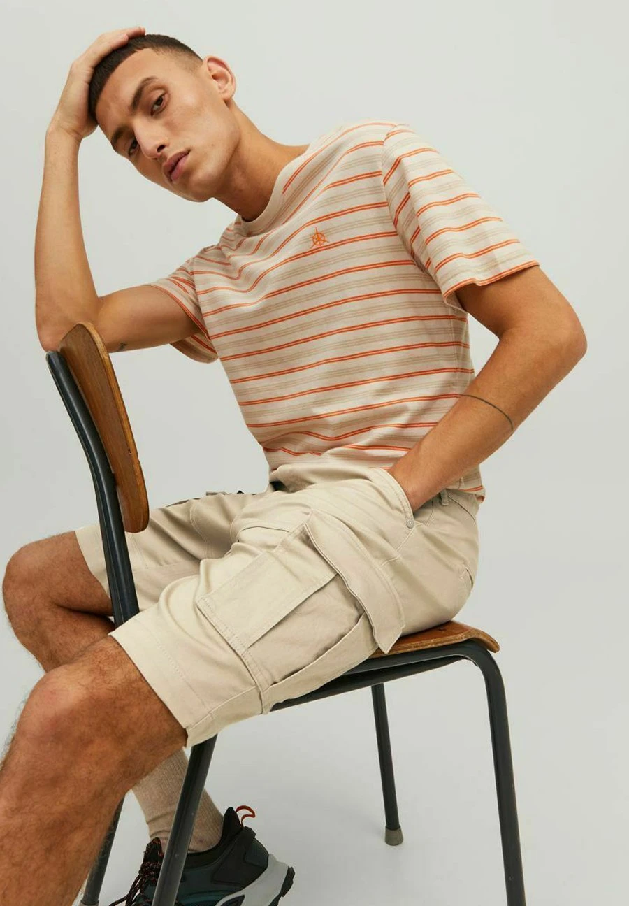 Jack & Jones Unifarbene Dex Mit Cargotaschen - Shorts - Oxford Tan 8 Jack & Jones Unifarbene Dex Mit Cargotaschen - Shorts - Oxford Tan - Afbeelding 6