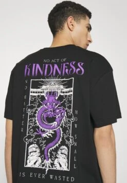 YOURTURN Dragon Graphic TeeUnisex - T-Shirt Print - Black -Kleding Discountwinkel e95af8e6e24d4c348b5ec6e7778186a0