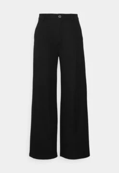 Petite Tailored Wide Leg Trouser - Broek - Black -Kleding Discountwinkel ea854205ed314a73bc343208bc7569f5