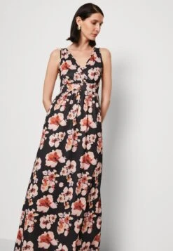 Anna Field Maxi-Jurk - Black/Pink/Multicoloured -Kleding Discountwinkel f02dcc59f4d24d54a8081ca50633f54c