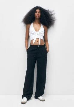 PULL & BEAR Broek - Black -Kleding Discountwinkel f050ba99645c461c9b3f52f3fd01c00b