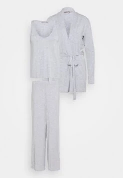 Anna Field 3 Piece Jersey- Pyjama - Mottled Light Grey -Kleding Discountwinkel f2dd0cd2d06b4d34bbaf81015ee5a71c